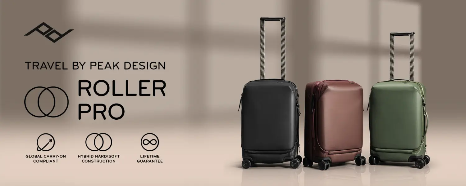 Peak Design Roller Pro Carry On Rolling Backpack Mumbai India