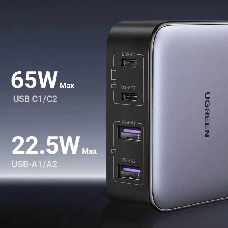 UGREEN Nexode 65W 4 Port Desktop Fast Charger (90747) Online Buy in India 2